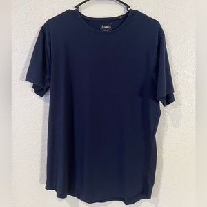 Cuts Curve Hem Large - NAVY 🔵